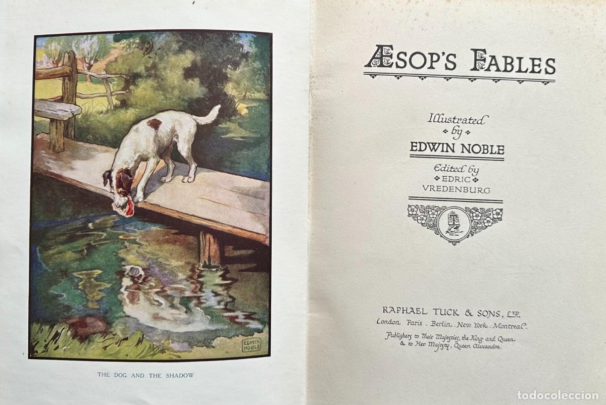 Libros antiguos: Aesop. Fables. Raphael Ttuck - Foto 1