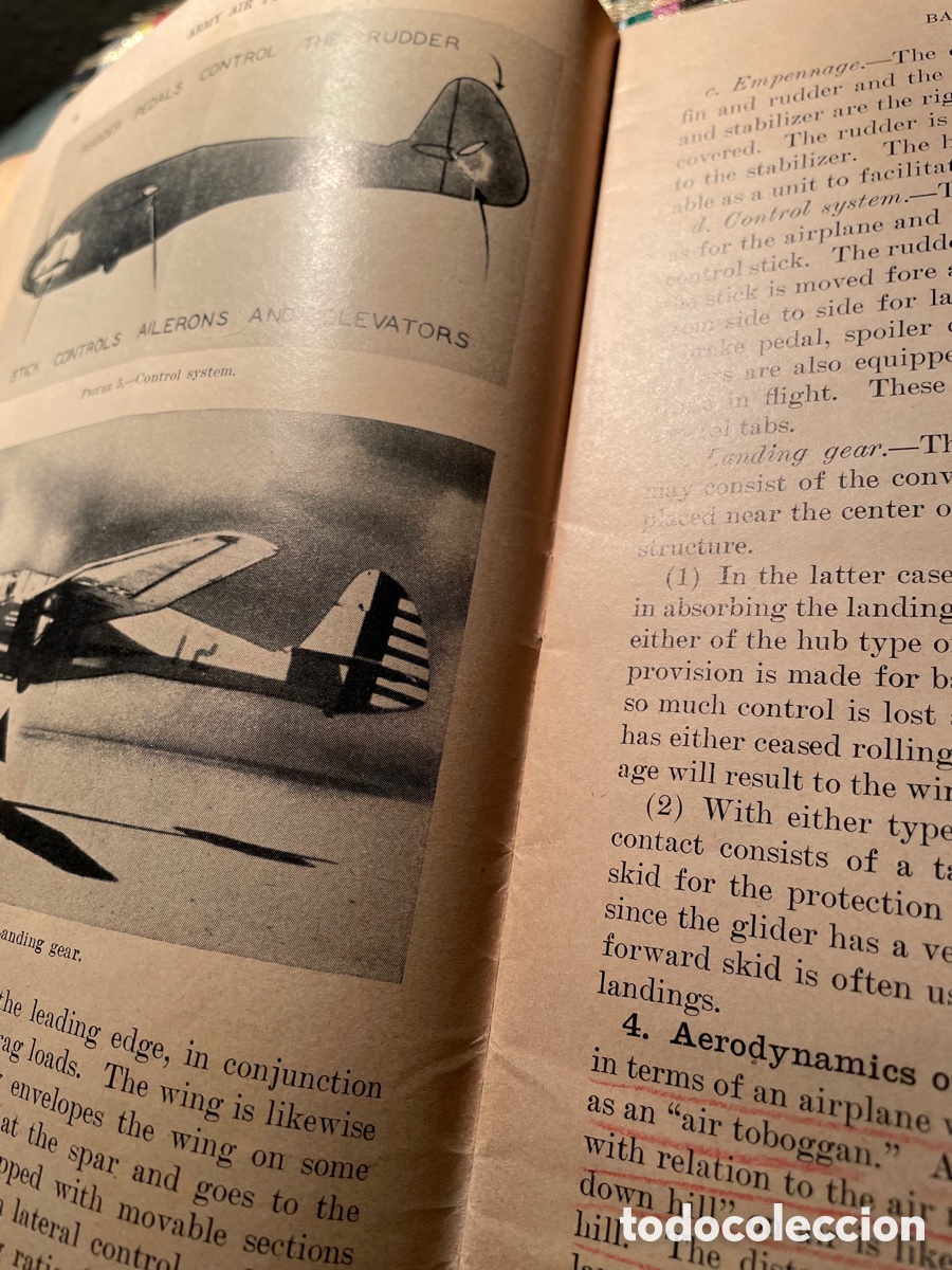 Libros antiguos: Thechnical Manual. Basic Glider Training. War Department. Washington, 1943 - Foto 3