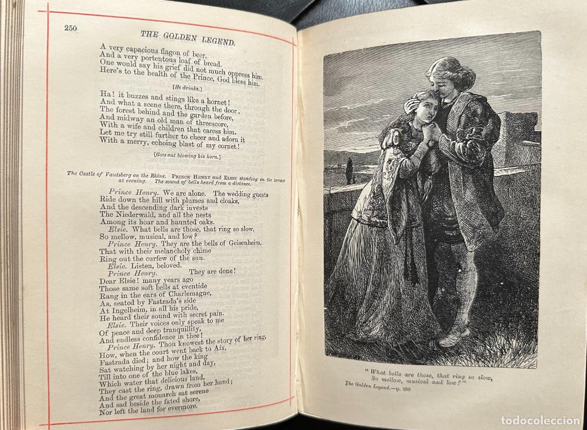 Libros antiguos: Longfellow. The Poetical Works - Foto 5