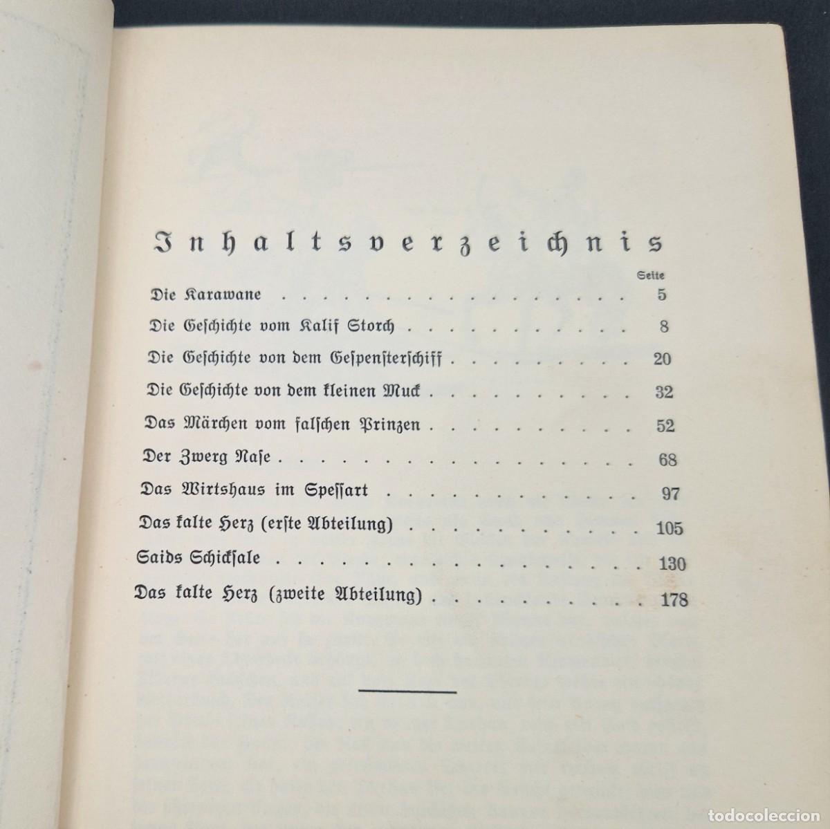 Libros antiguos: Libro &rdquo;Hauffs M&auml;rchen&rdquo;. 1910 - 1920 - Foto 3