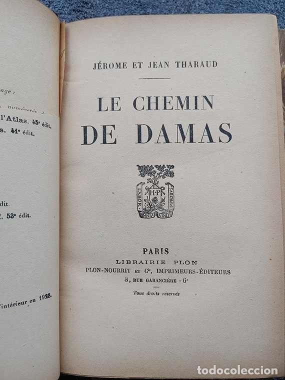 Libros antiguos: Chemin de Damas, Le. 1928 - Foto 2
