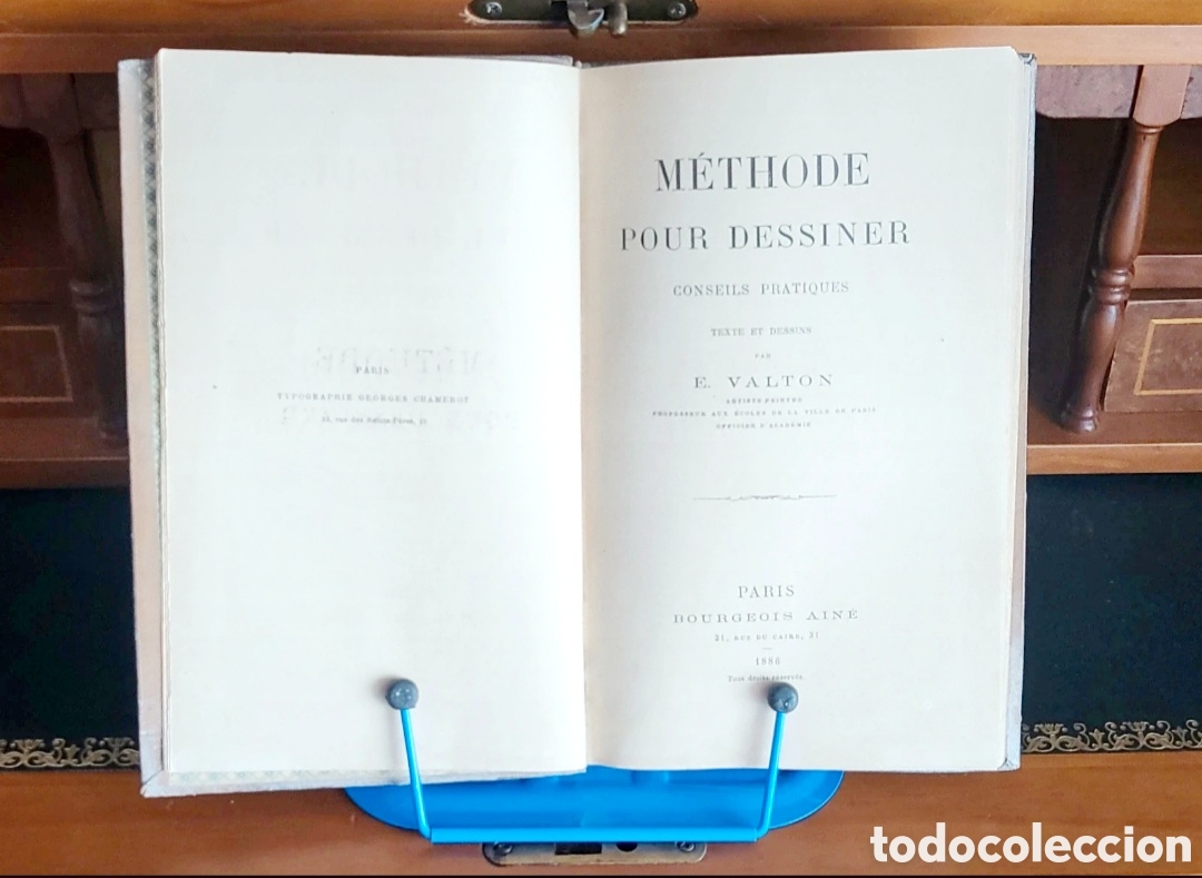 Libros antiguos: M&eacute;thode pour dessiner. E Valton. A&ntilde;o 1886 - Foto 1
