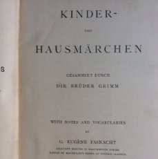 Libros antiguos: KINDER- UND HAUSMÄRCHEN HERAUSGEGEBE GESMMELT DURCH DIE BRÜDER GRIMM, 1894