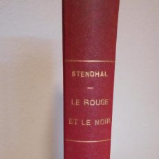 Libros antiguos: LE ROUGE ET LE NOIR I (STENDHAL) ERNEST FLAMMARION, 1931