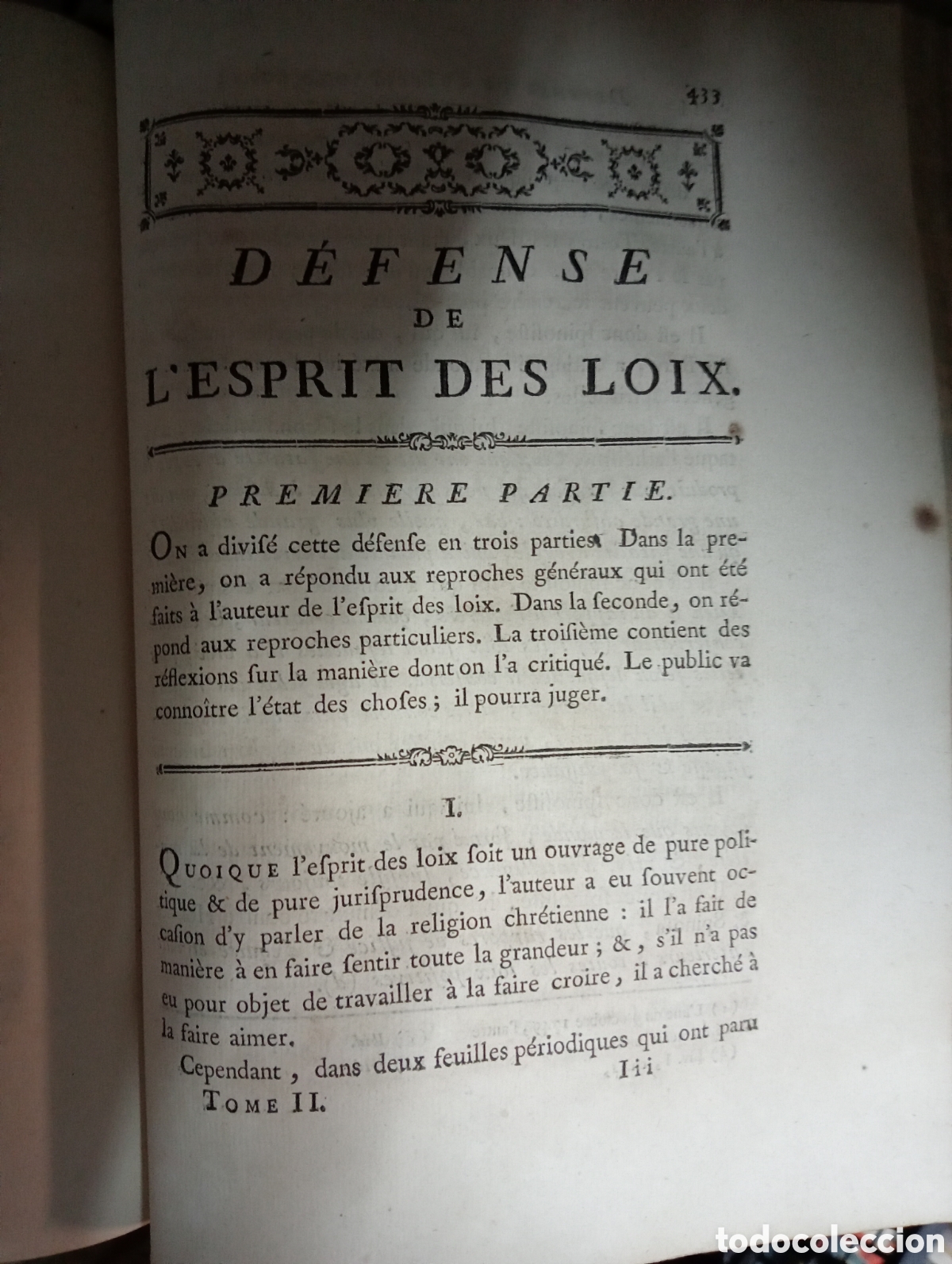 Libros antiguos: MONTESQUIEU 2 tomos - Foto 4