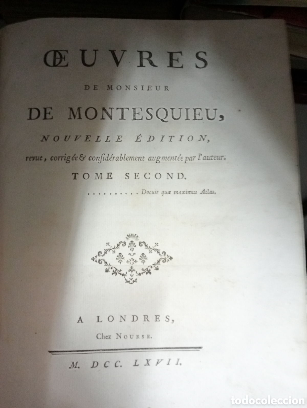 Libros antiguos: MONTESQUIEU 2 tomos - Foto 8