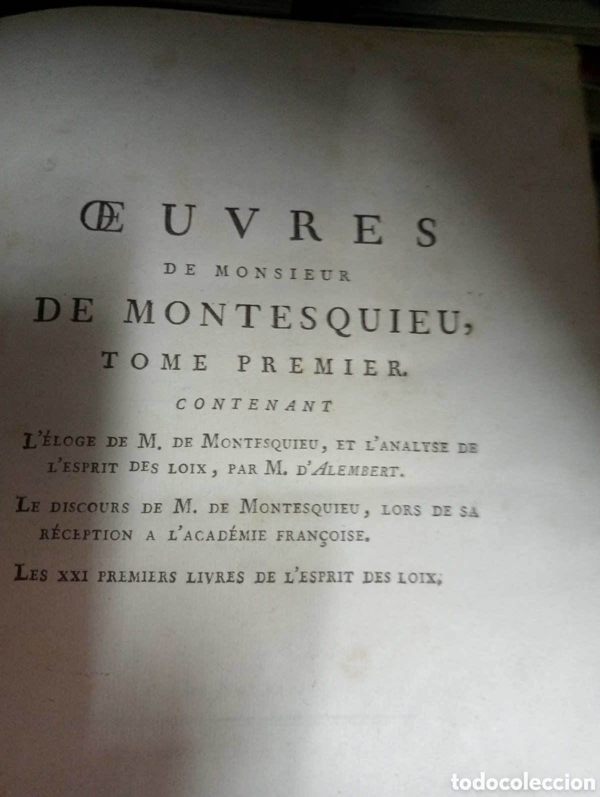 Libros antiguos: MONTESQUIEU 2 tomos - Foto 10