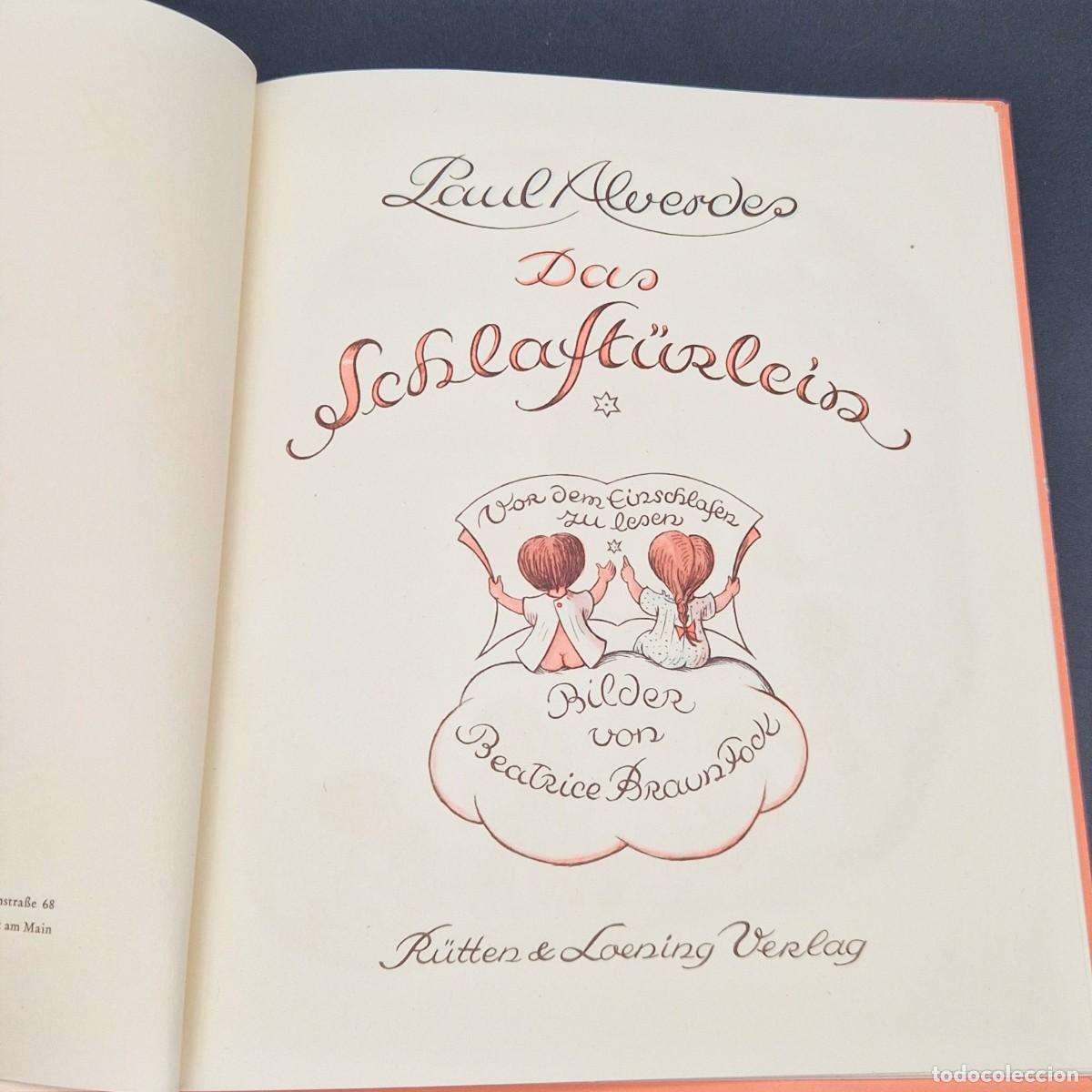 Libros antiguos: Libro de cuentos: Das Schlaft&uuml;rlein 1954 - Foto 3