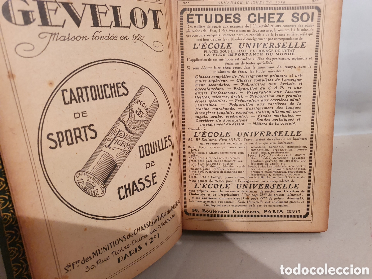 Libros antiguos: ALMANACH HACHETTE 1929. EDITION COMPLETE. - Foto 4