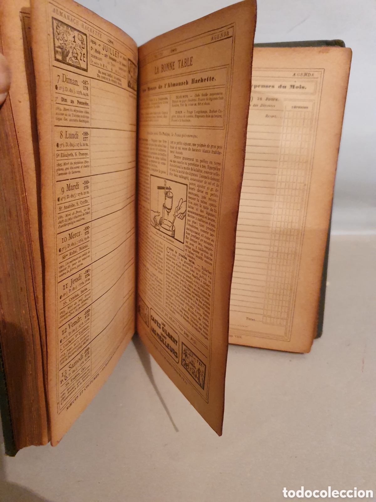 Libros antiguos: ALMANACH HACHETTE 1929. EDITION COMPLETE. - Foto 5
