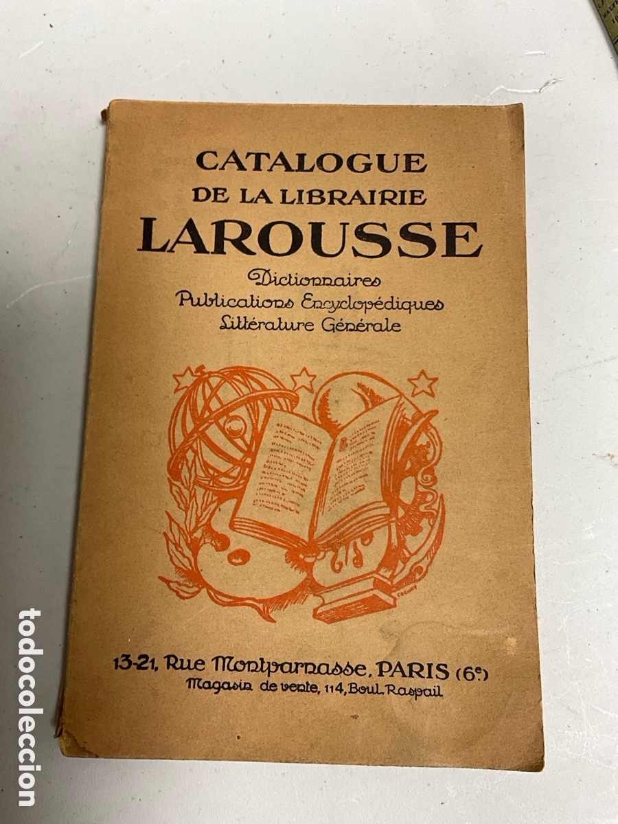 Libros antiguos: CATALOGUE DE LA LIBRAIRIE LARAOUSSE - Foto 1