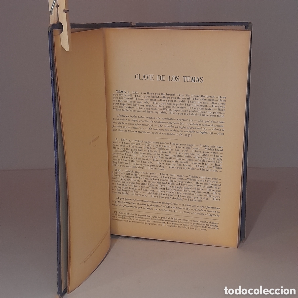 Libros antiguos: Libro antiguo de gram&aacute;tica inglesa. - Foto 3