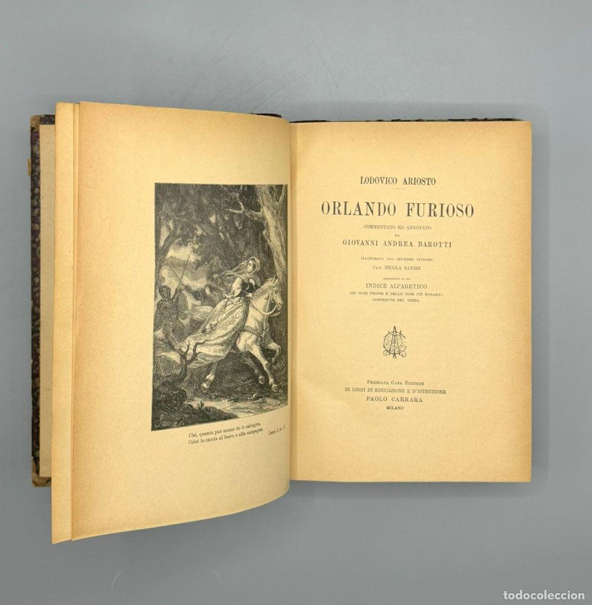 orlando furioso. ludovico ariosto. edición en i - Compra venta en ...