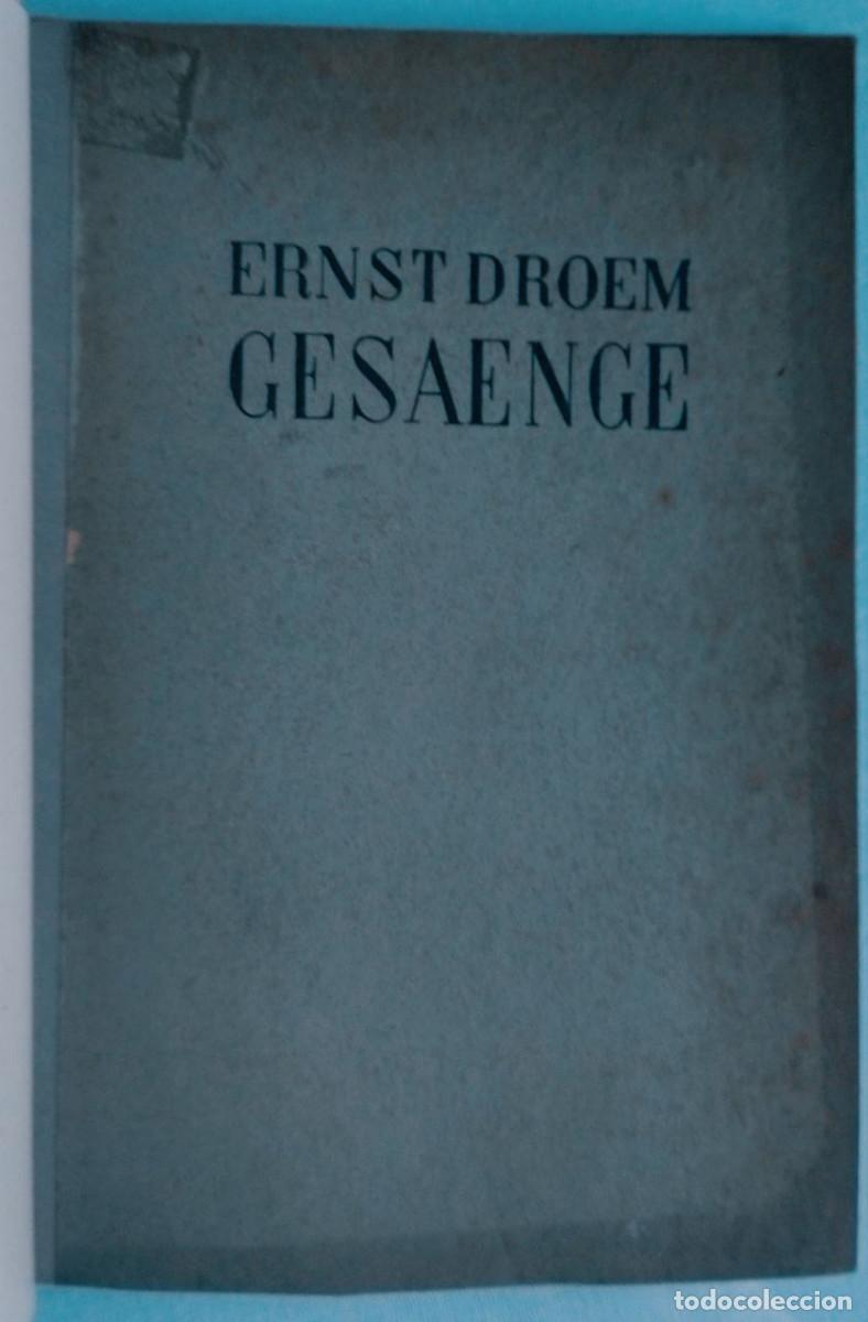 Libros antiguos: Ges&auml;nge - DROEM, Ernst (WEIGEL, Adolf) - Foto 3