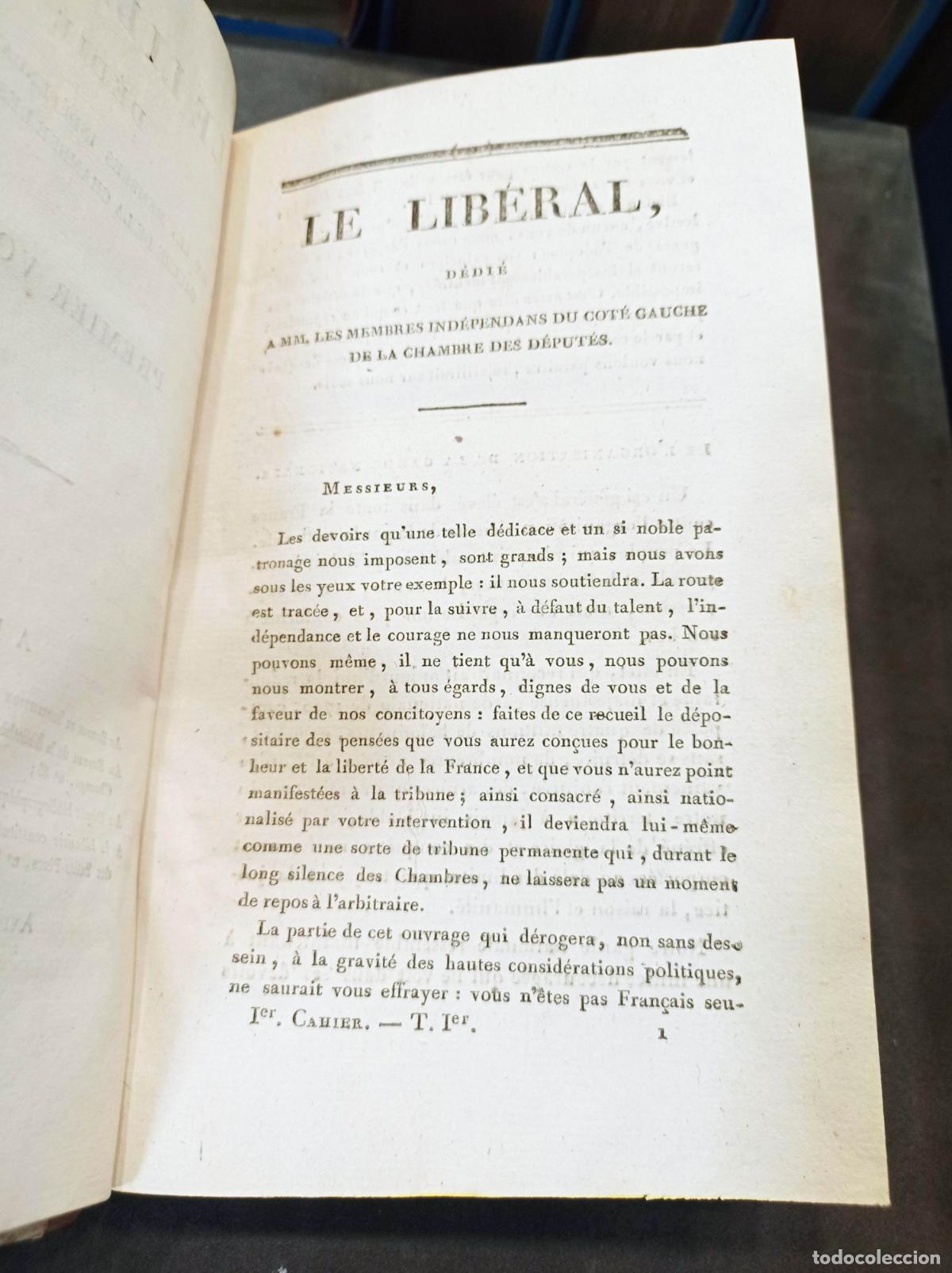 Libros antiguos: 1819 - Le Liberal, premier volume - Foto 5
