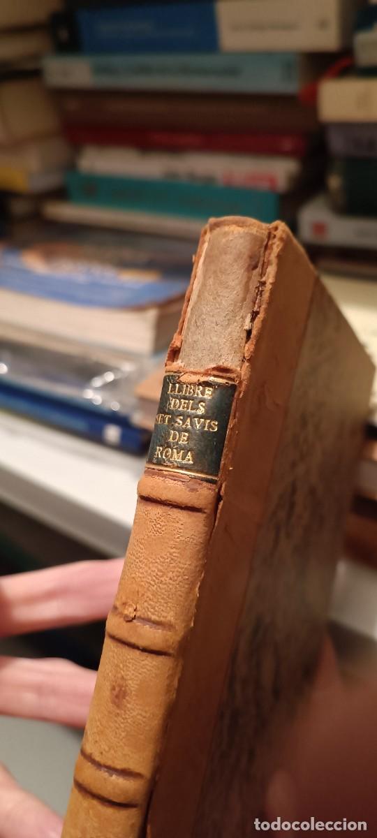 Libros antiguos: Llibre dels set savis de Roma - Foto 4