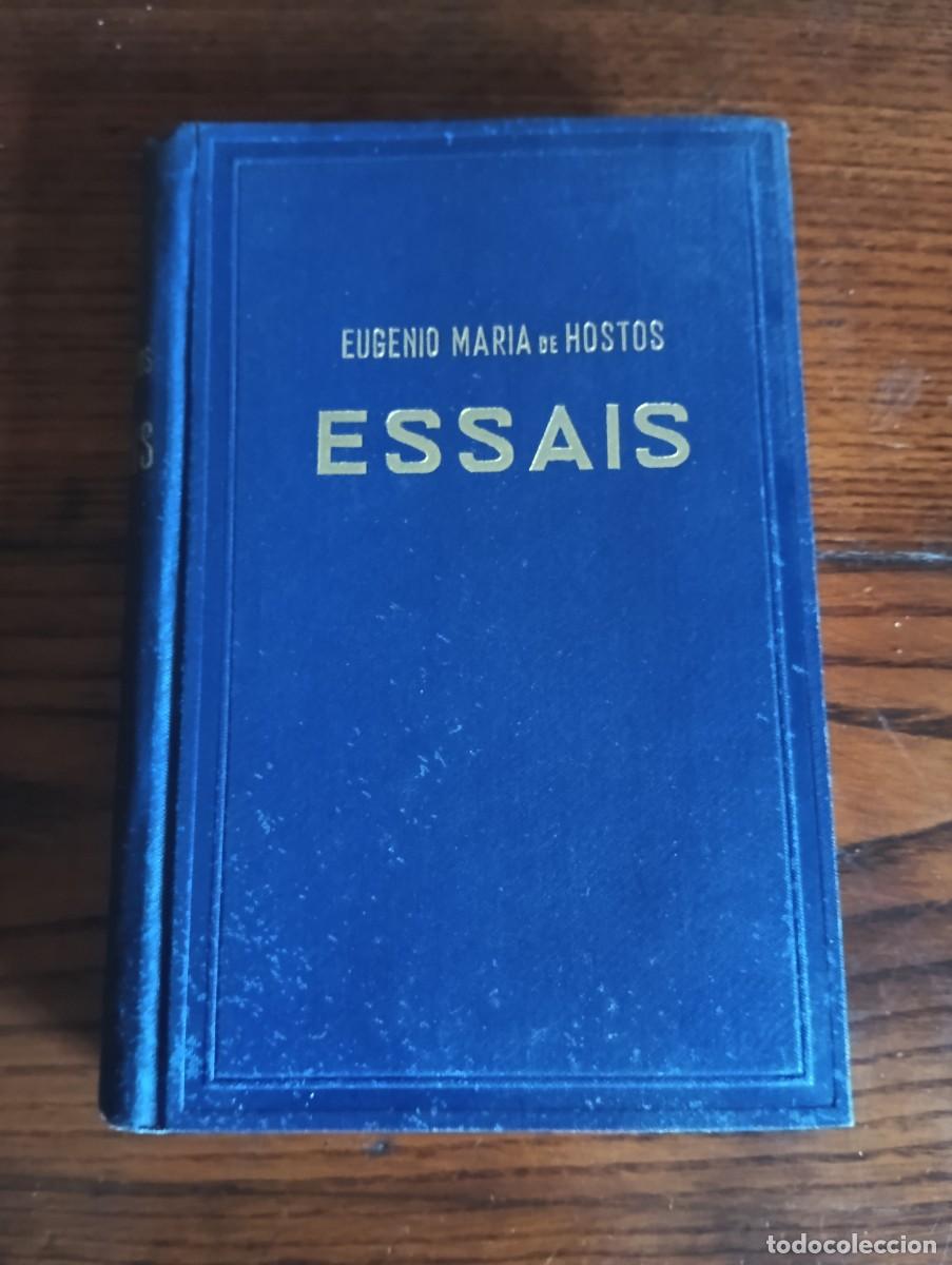 Libros antiguos: Essais / E.M. de Hostos.1936. - Foto 1