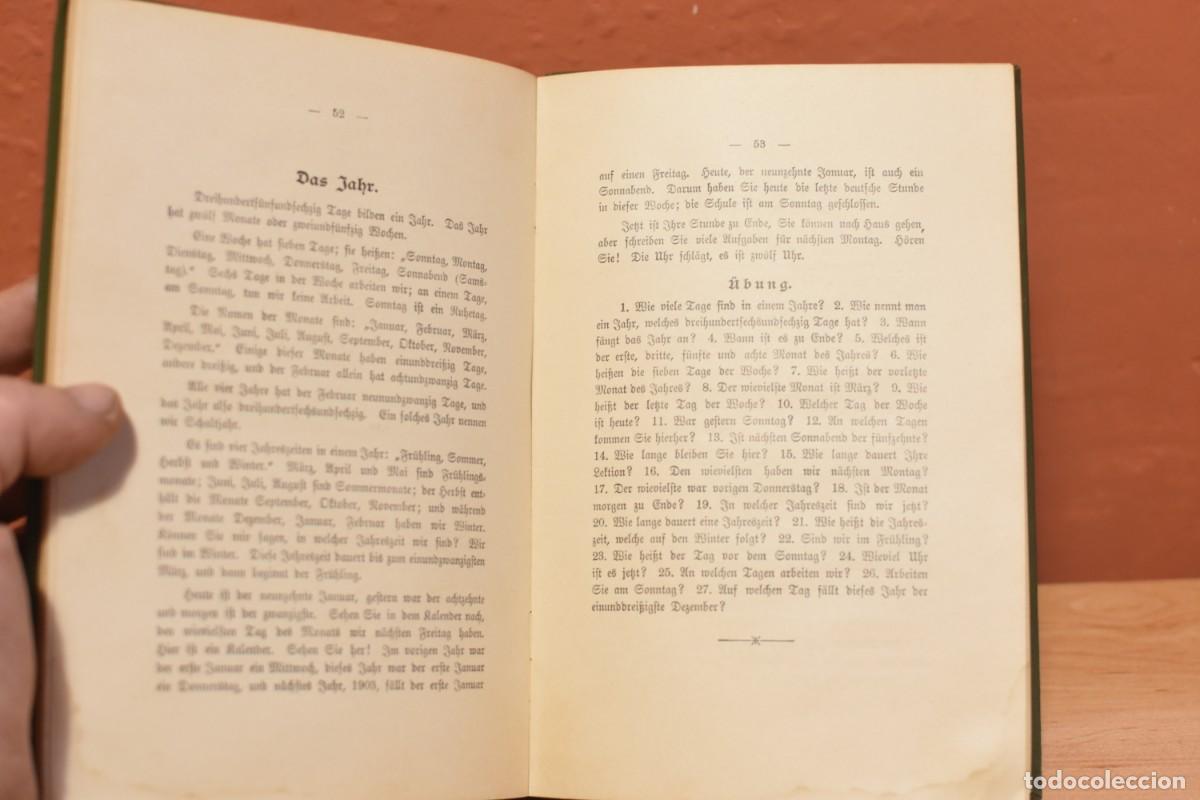 Libros antiguos: Libro de idiomas alem&aacute;n-M.D.Berlib-1903- - Foto 3