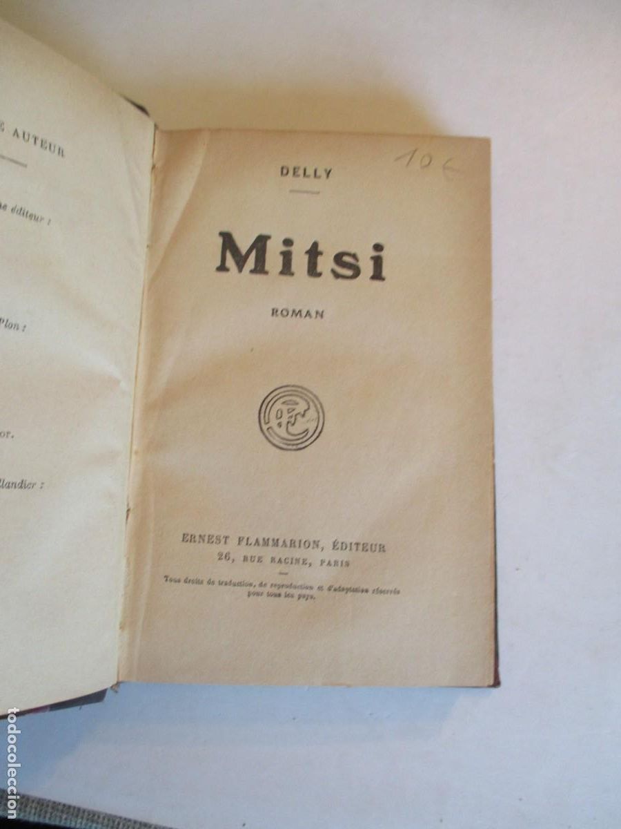 Libros antiguos: DELLY Mitsi (en franc&eacute;s) W33869 - Foto 3