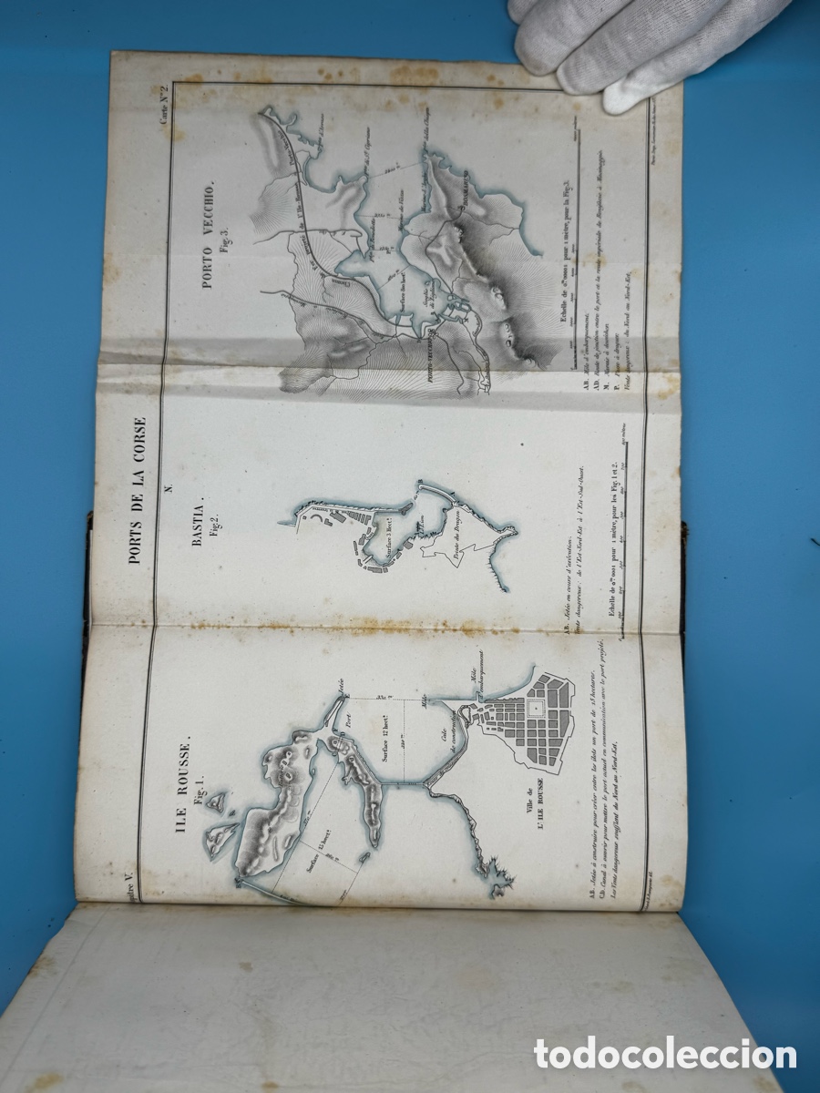 Libros antiguos: C&oacute;rcega la isla, Colonizaci&oacute;n y papel en el Mediterr&aacute;neo &ndash; Conte Grandchamps &ndash; 1859 &ndash; Hachette Par&iacute;s