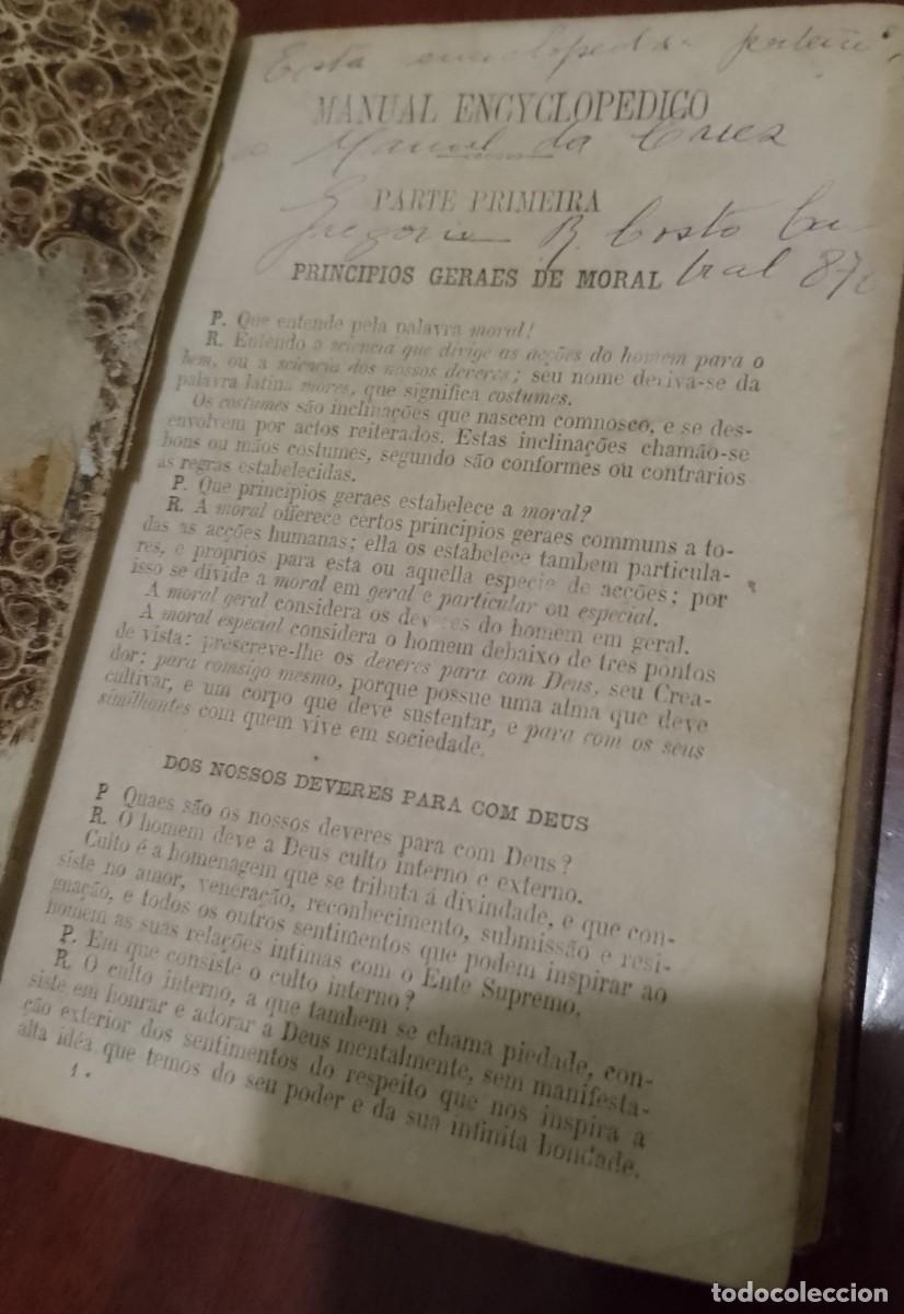 Libros antiguos: Manual Encyclopedico - Foto 3