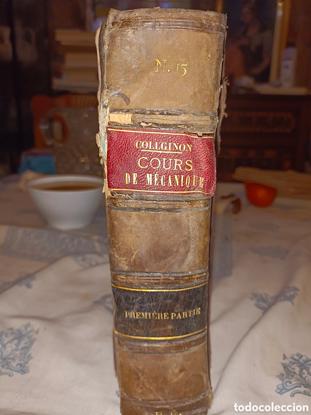 Libros antiguos: Cours de M&eacute;canique 1877 - Foto 4