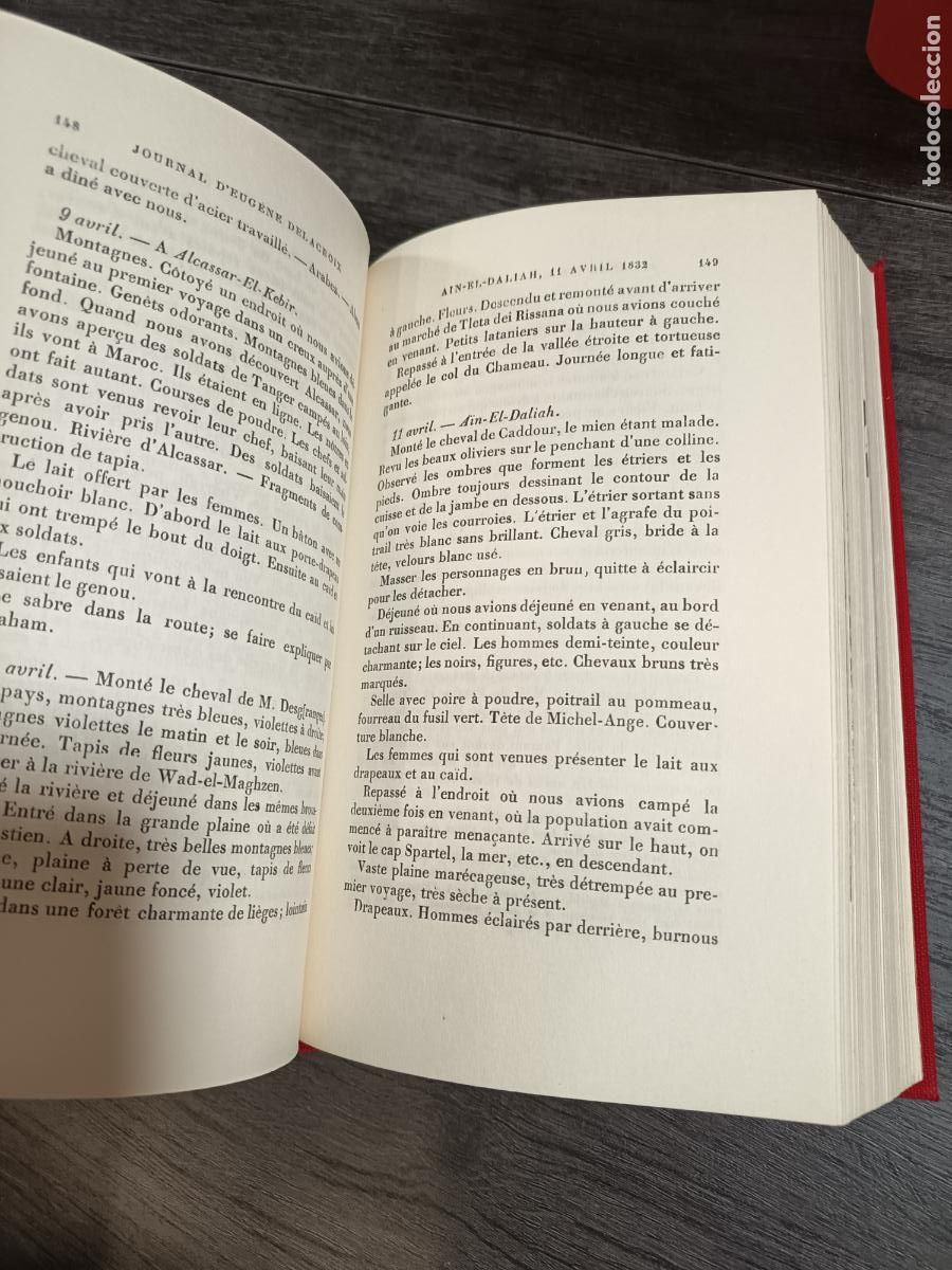 Libros antiguos: 1932 - EUG&Egrave;NE DELACROIX. Journal, 3 tomos - Foto 4