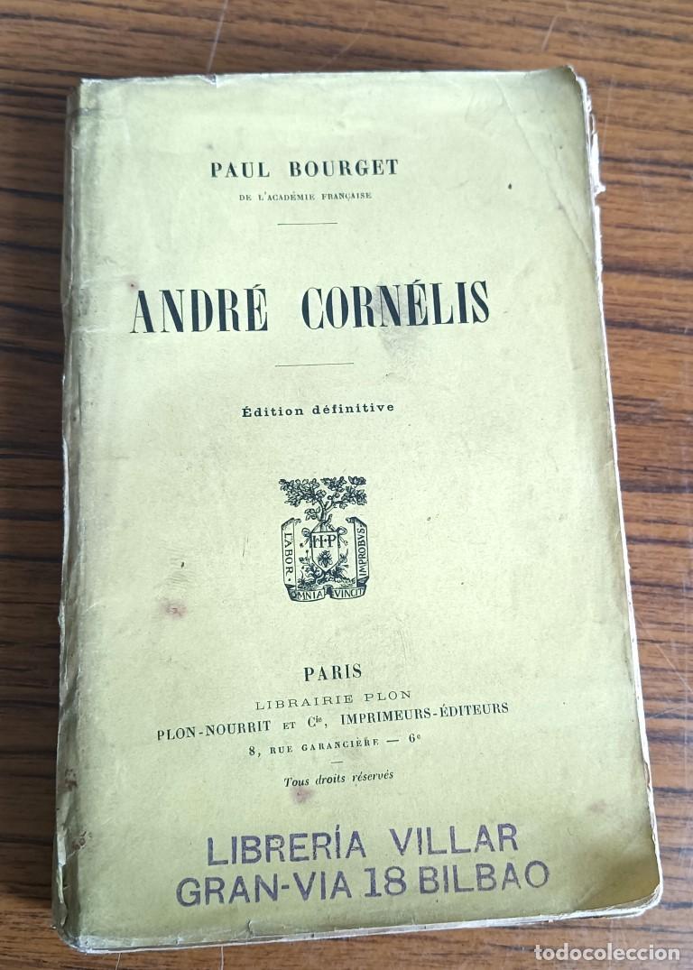 Libros antiguos: ANDRE CORNELIS - Paul Bourget - Paris 1887 - Foto 1