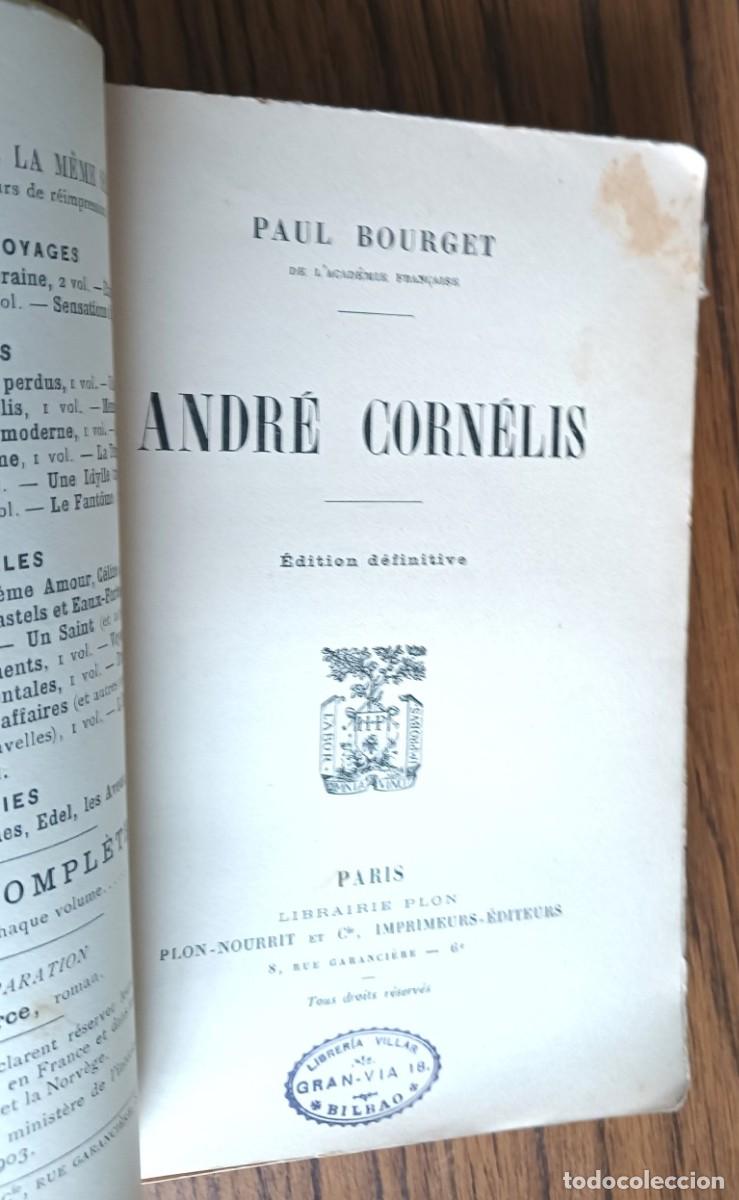 Libros antiguos: ANDRE CORNELIS - Paul Bourget - Paris 1887 - Foto 4