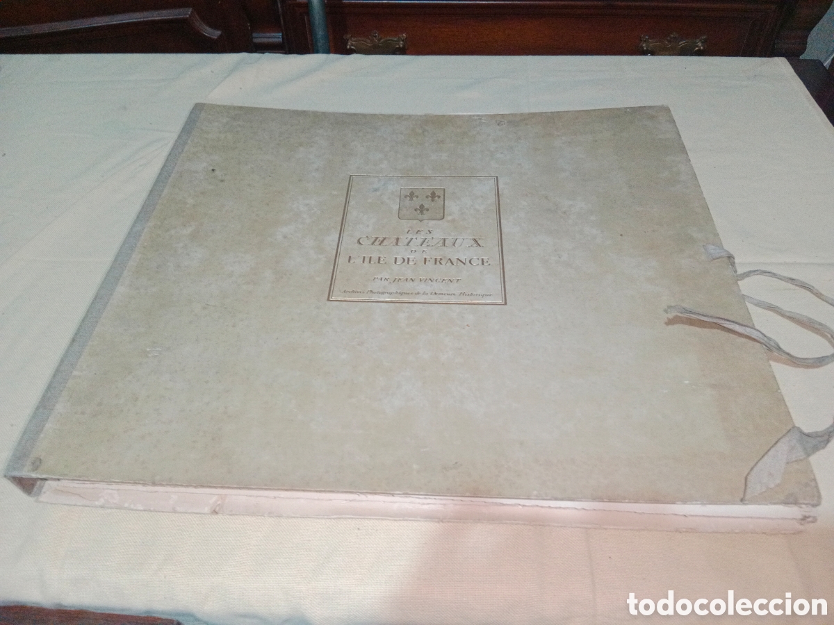 Libros antiguos: Album de fotos de los castillos de alrededor de Par&iacute;s.Firmado y Numerado.