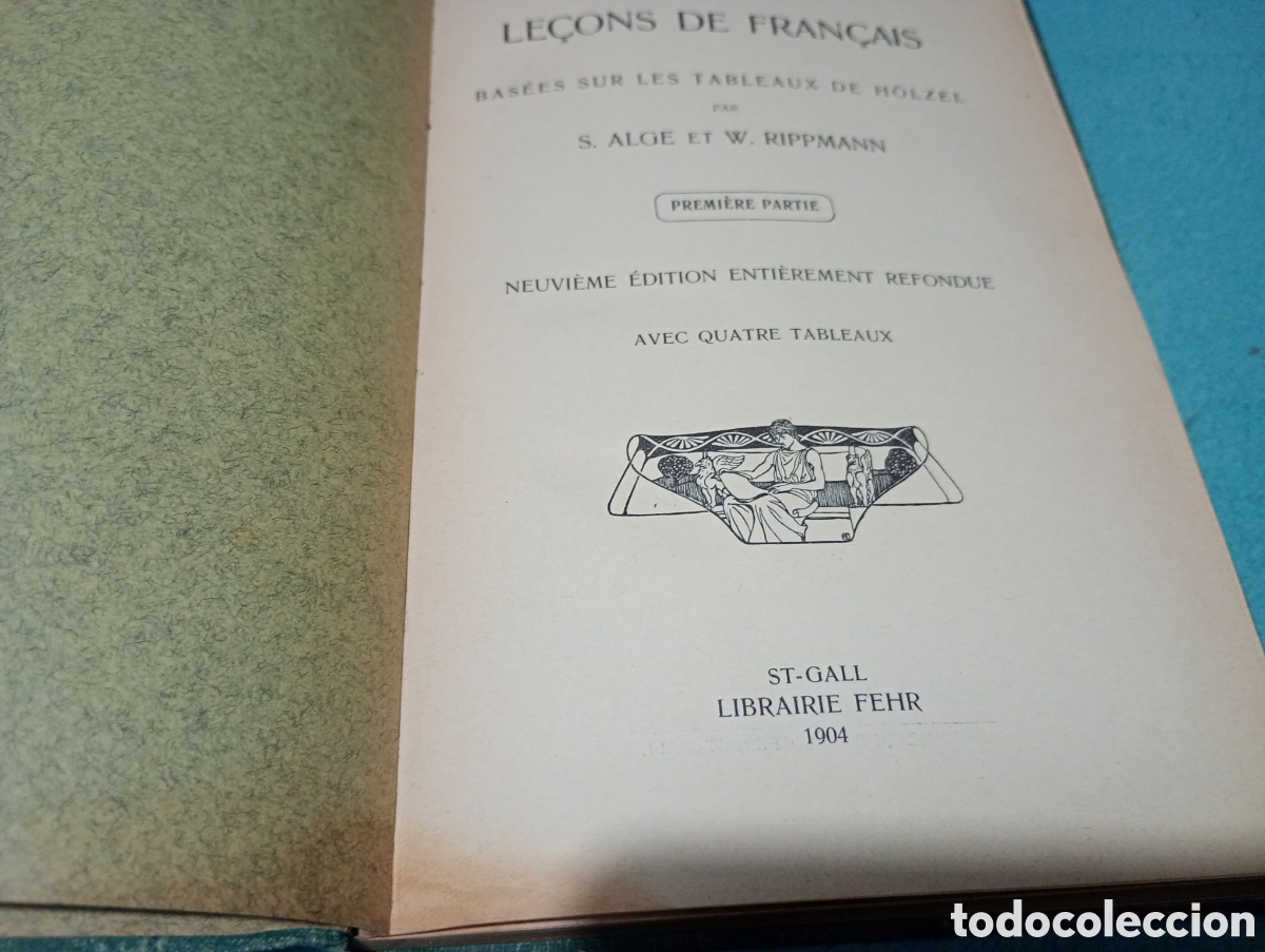 Libros antiguos: Lecons de francais 1904 - Foto 2