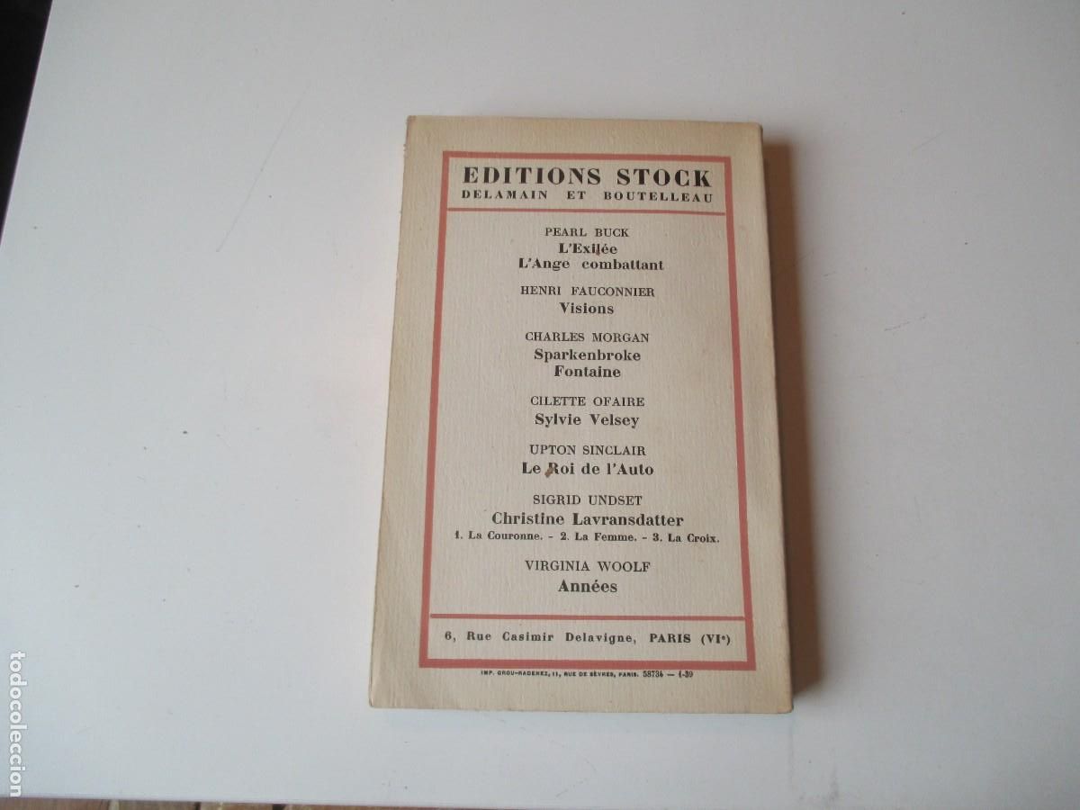 Libros antiguos: MAURICE BARING La solitaire de Dulwich (franc&eacute;s) - Foto 2