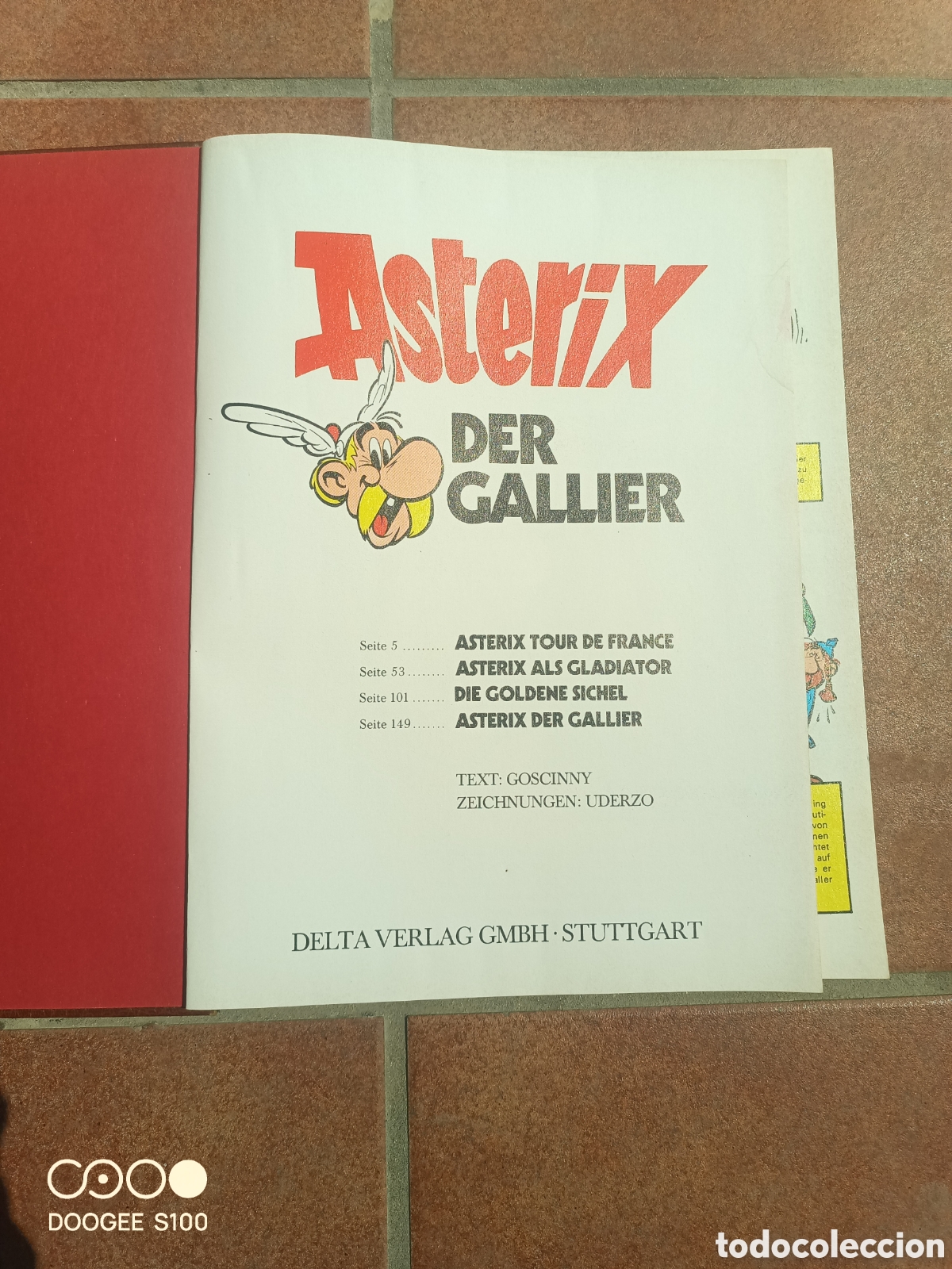 Libros antiguos: 5 Asterix libros, aleman, comic ,tebeo - Foto 5