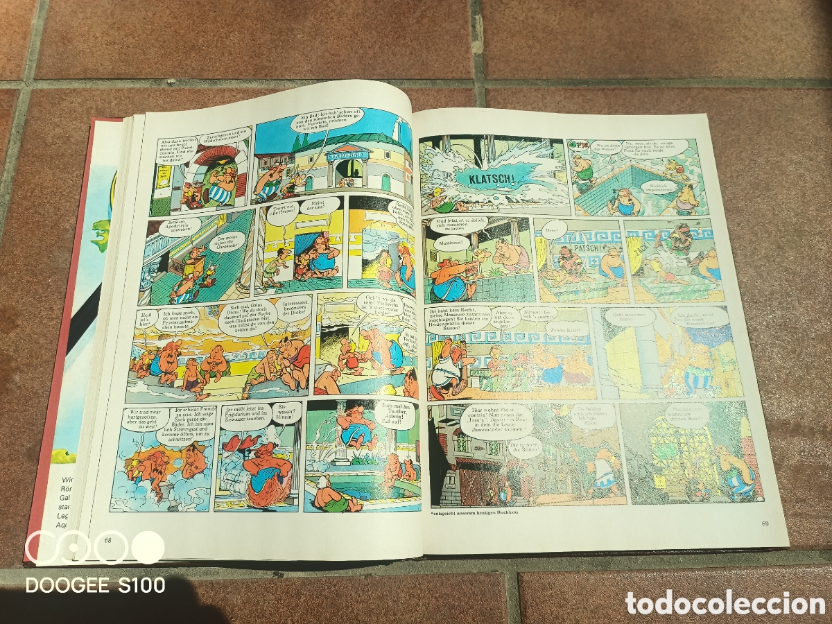 Libros antiguos: 5 Asterix libros, aleman, comic ,tebeo - Foto 7