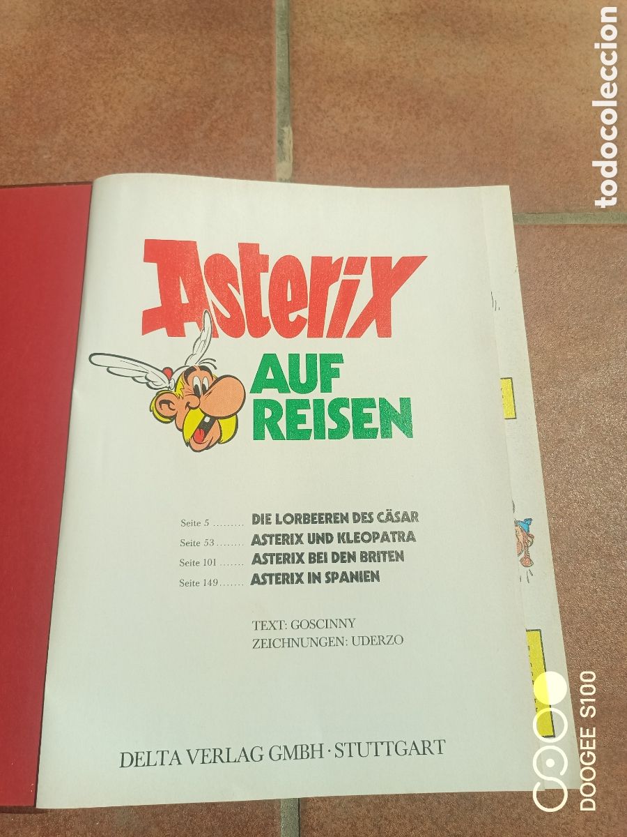 Libros antiguos: 5 Asterix libros, aleman, comic ,tebeo - Foto 11