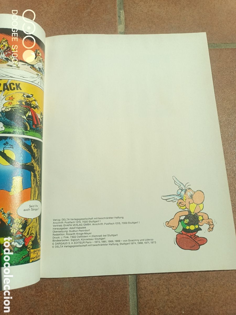 Libros antiguos: 5 Asterix libros, aleman, comic ,tebeo - Foto 12