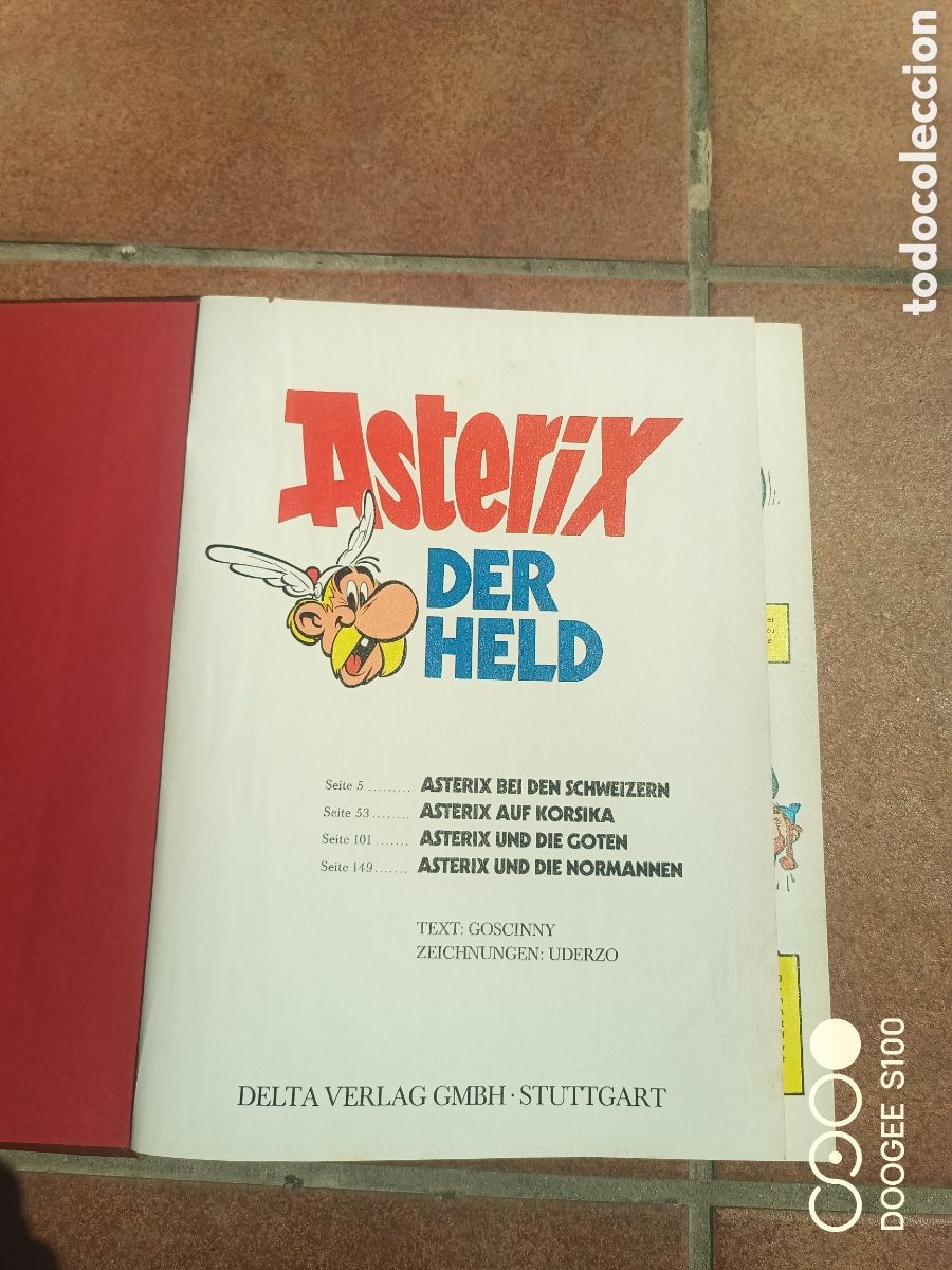 Libros antiguos: 5 Asterix libros, aleman, comic ,tebeo - Foto 14