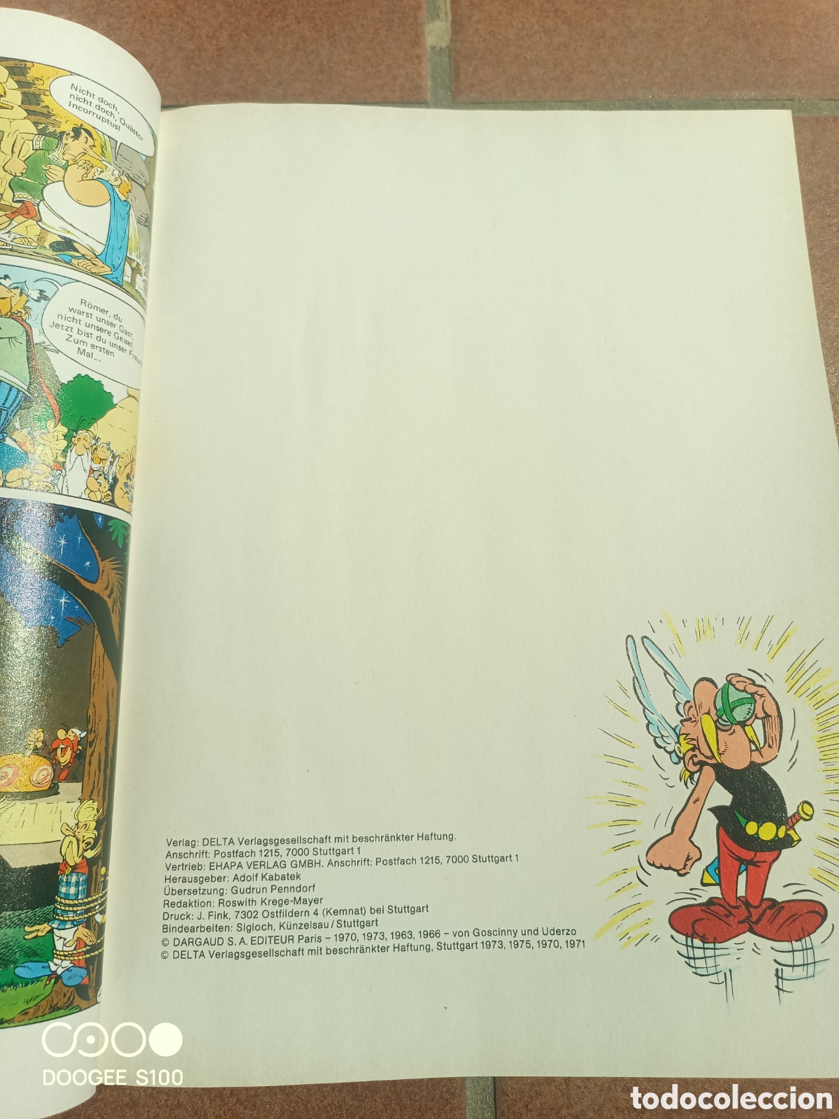 Libros antiguos: 5 Asterix libros, aleman, comic ,tebeo - Foto 15