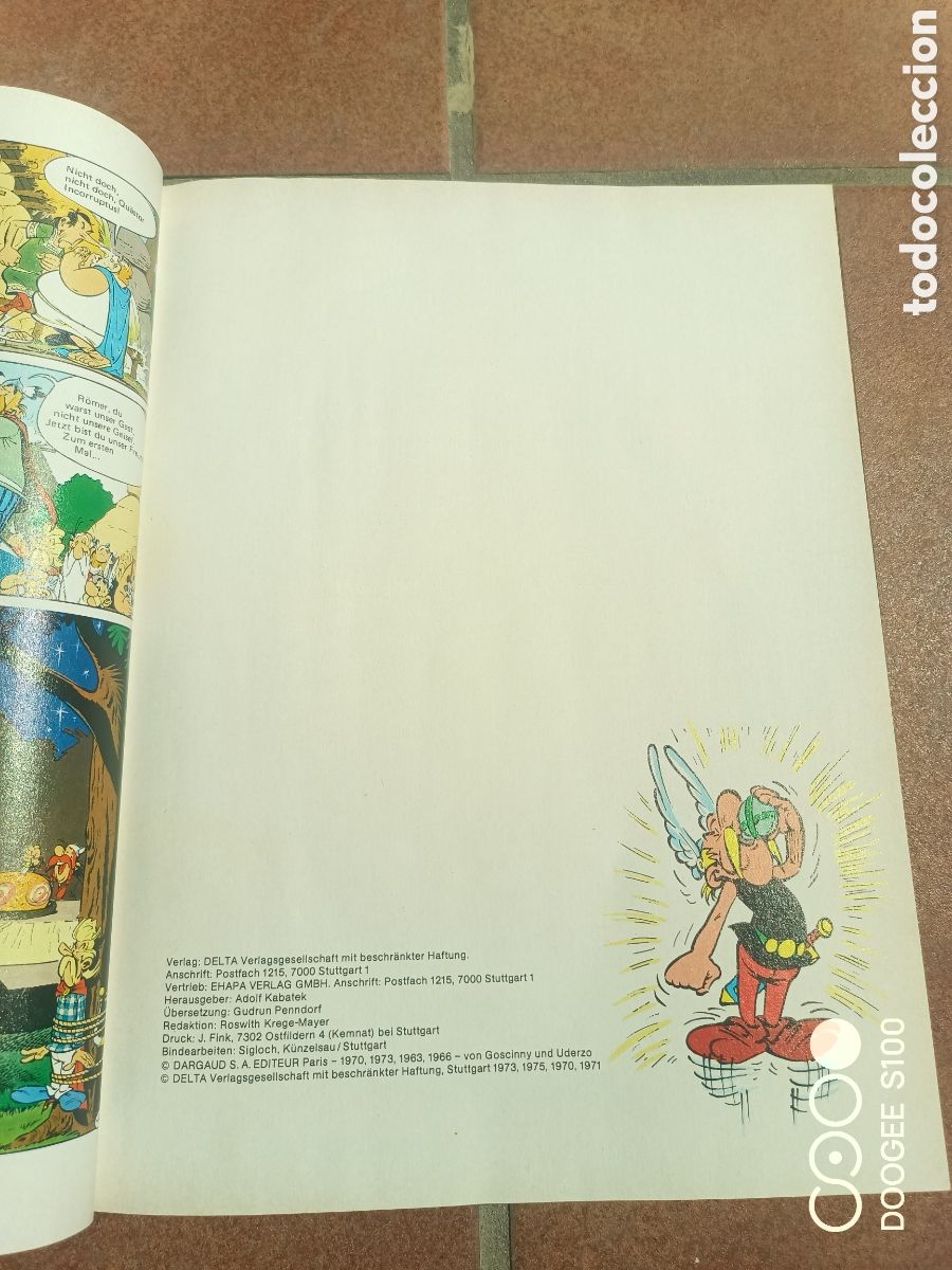 Libros antiguos: 5 Asterix libros, aleman, comic ,tebeo - Foto 16