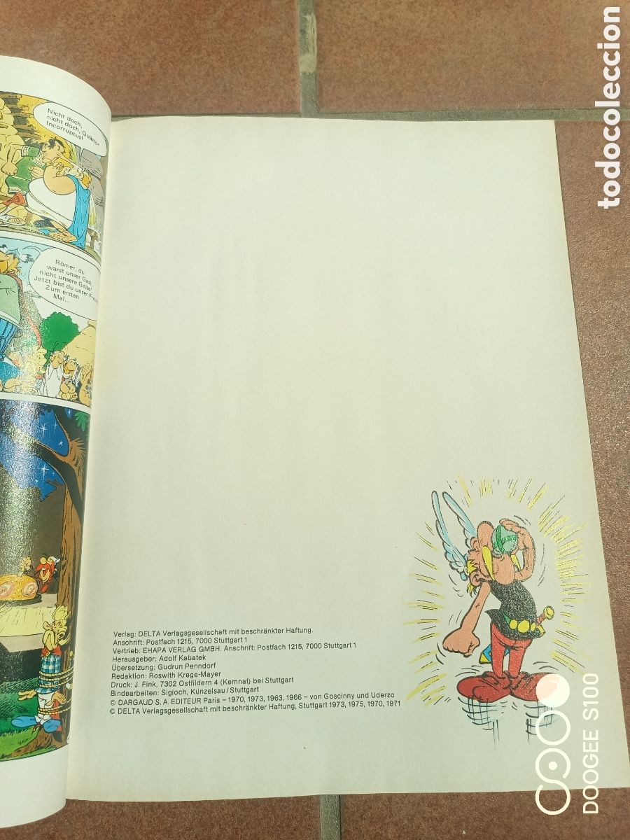 Libros antiguos: 5 Asterix libros, aleman, comic ,tebeo - Foto 17