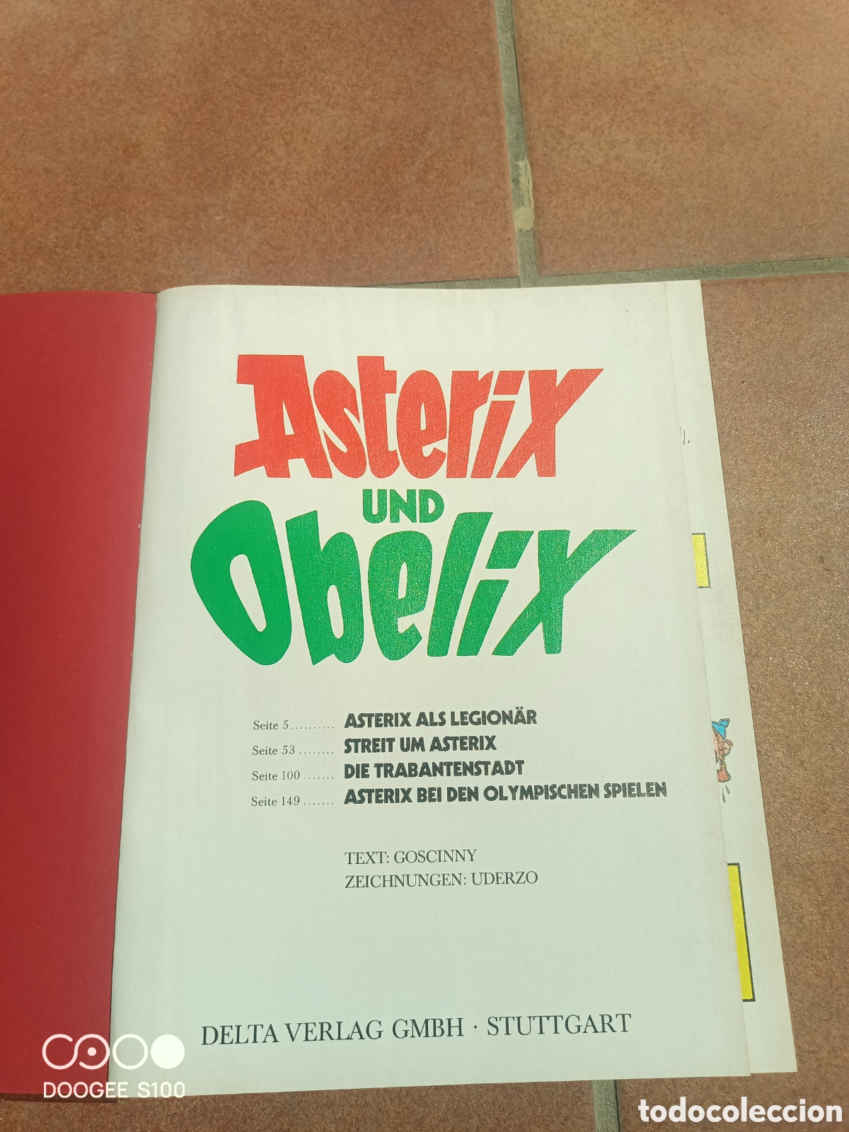 Libros antiguos: 5 Asterix libros, aleman, comic ,tebeo - Foto 20
