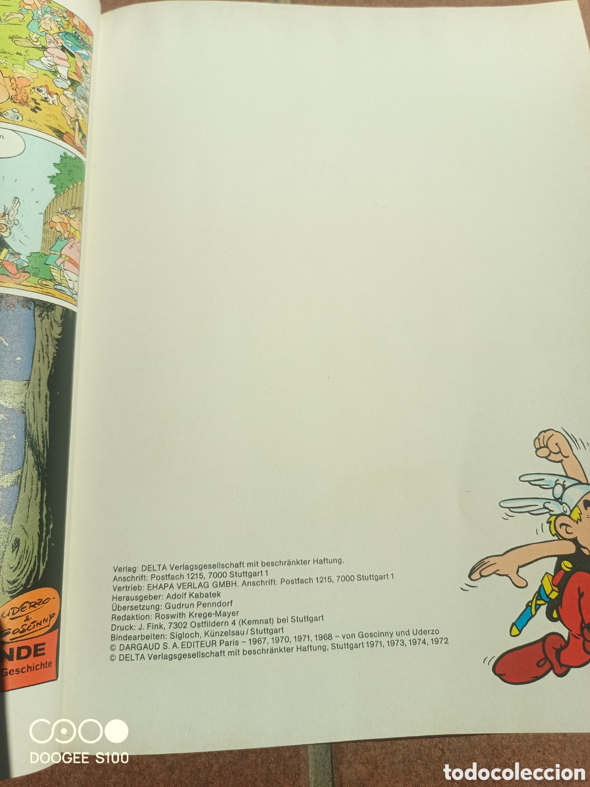 Libros antiguos: 5 Asterix libros, aleman, comic ,tebeo - Foto 22