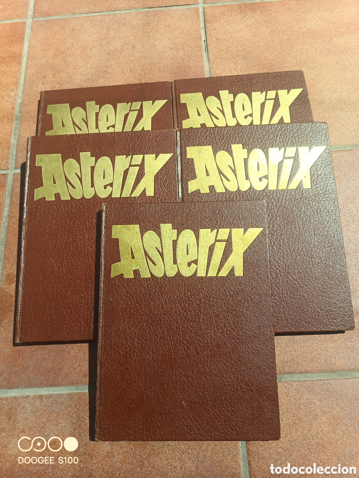 Libros antiguos: 5 Asterix libros, aleman, comic ,tebeo - Foto 1