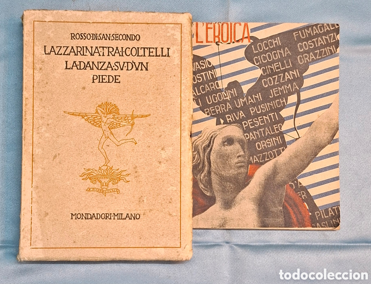 Libros antiguos: Publicidad &ldquo;L&rsquo;Eroica&rdquo; (Barcelona) + Rosso di San Secondo &mdash; Mondadori (Milano)