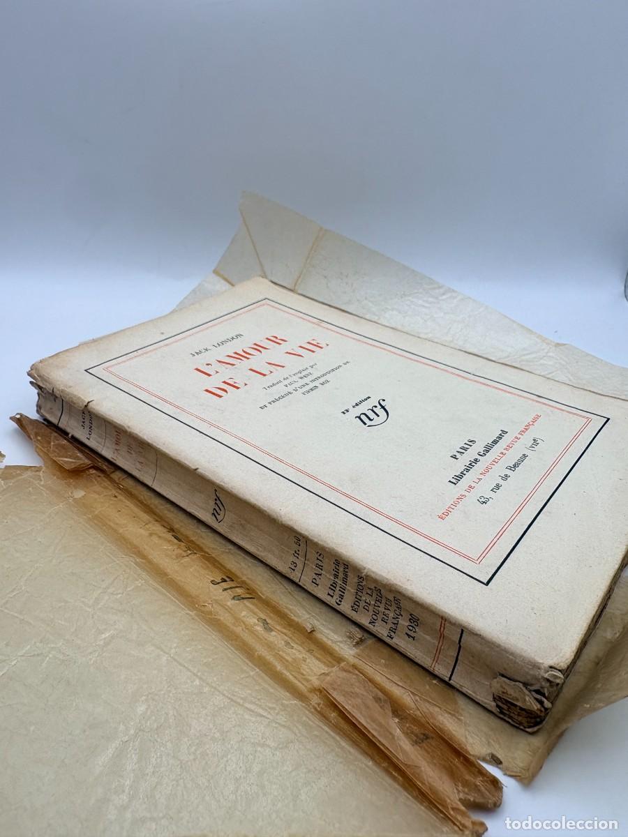 Libros antiguos: L'amour de la vie, Jack London - Gallimard, 1930 - Muy bien conservado, sin desbarbar