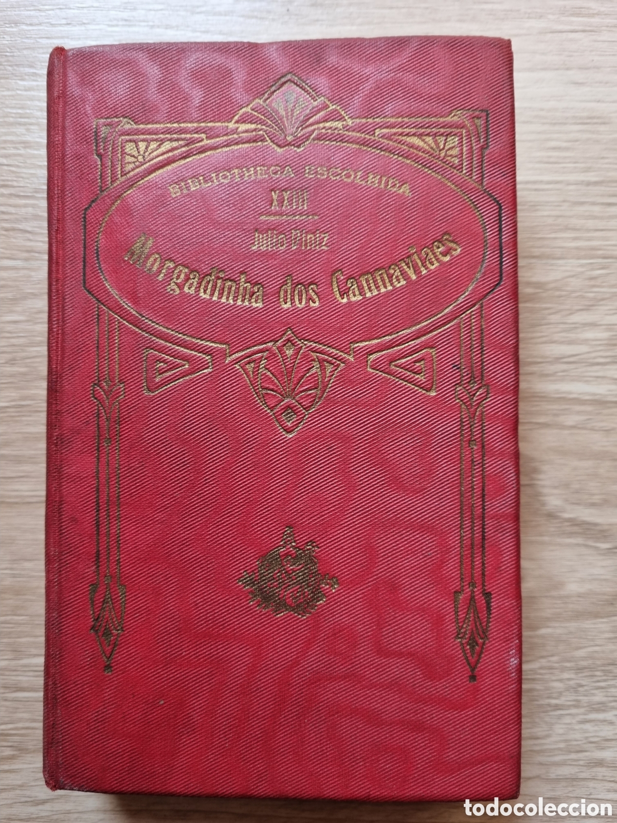 Libros antiguos: 1923. Julio Diniz. &rdquo;A Morgadinha dos Cannaviaes&rdquo;. Novela escrita en portugu&eacute;s. 1r y 2⁰ tomo conjunto