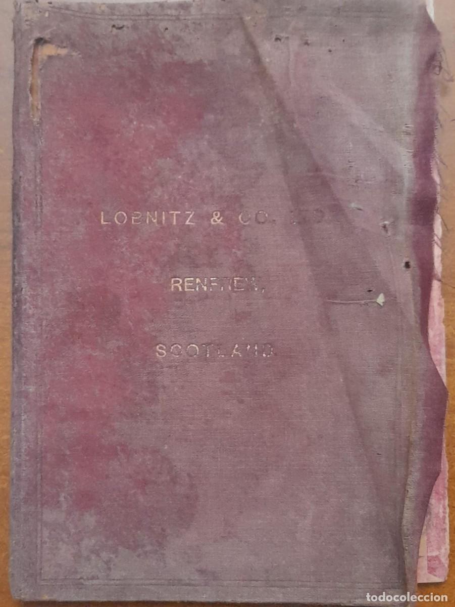 Libros antiguos: CAT&Aacute;LOGO DE LA CONSTRUCTORA NAVAL LOBNITZ & CO. LTD., DE 1901, EN INGL&Eacute;S Y JAPON&Eacute;S