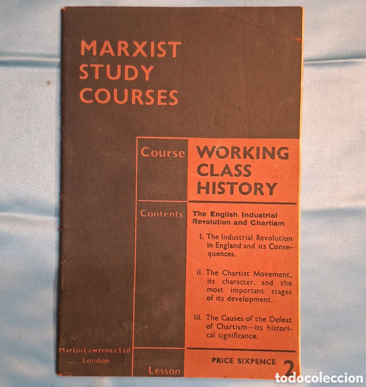 Libros antiguos: Marxist Study Courses - Foto 1