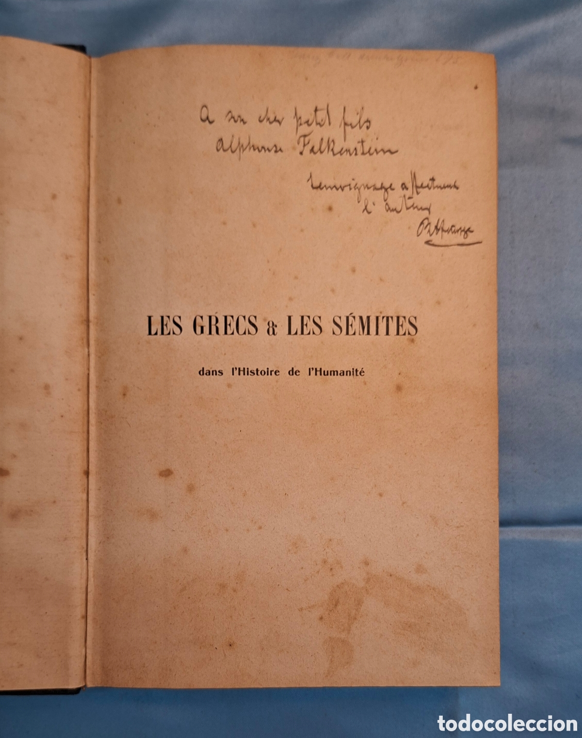 Libros antiguos: Les Grecs et les S&eacute;mites - Ph. Hauser - Foto 3
