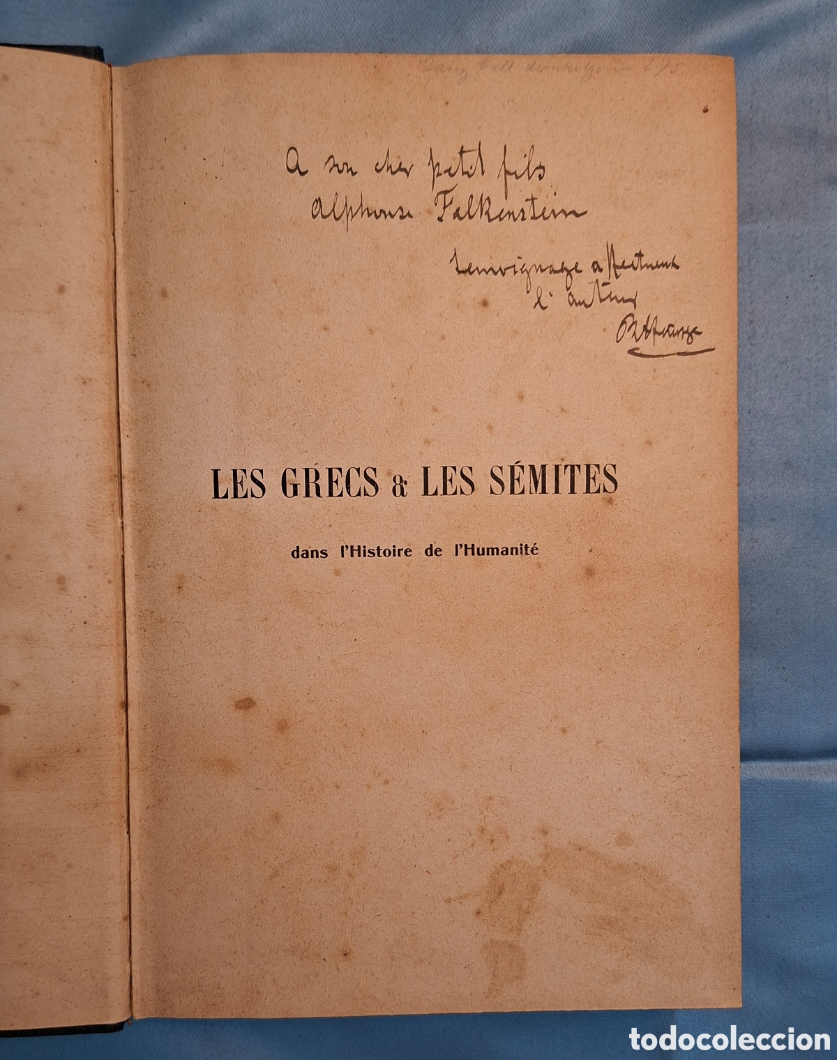 Libros antiguos: Les Grecs et les S&eacute;mites - Ph. Hauser - Foto 6